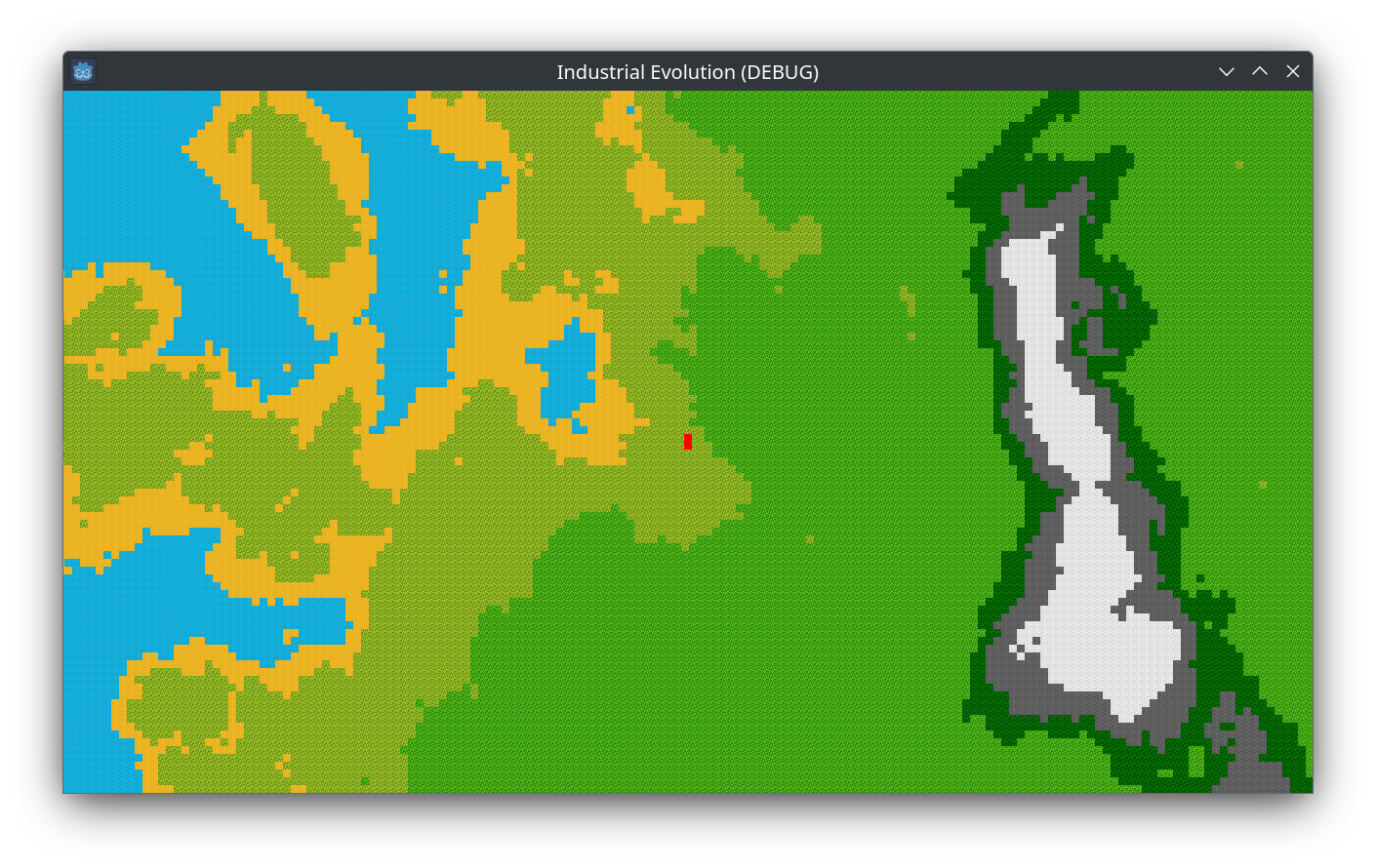 Procedural terrain generation testing